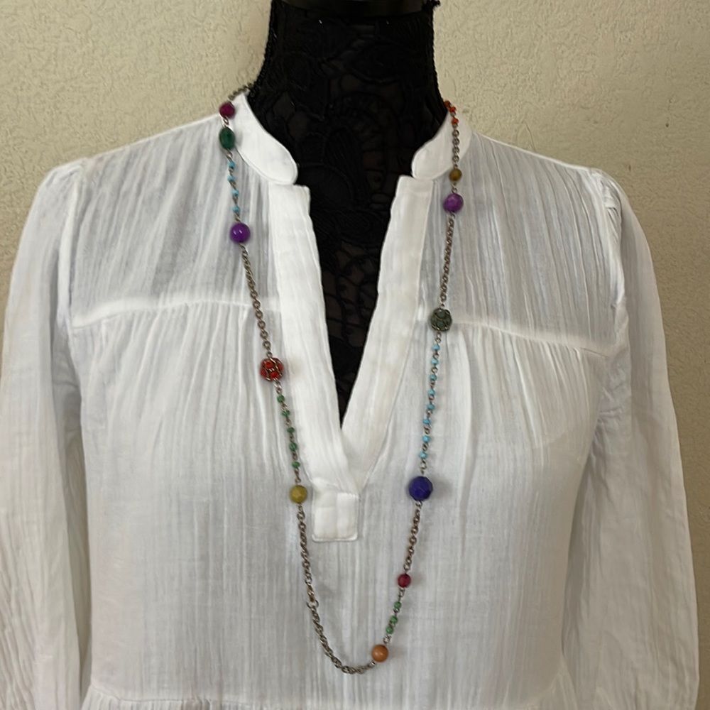 NWT Size S maxi white dress by Lou & Gray
